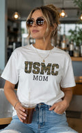 USMC Mom T-Shirt — Camo Military Mom Tee